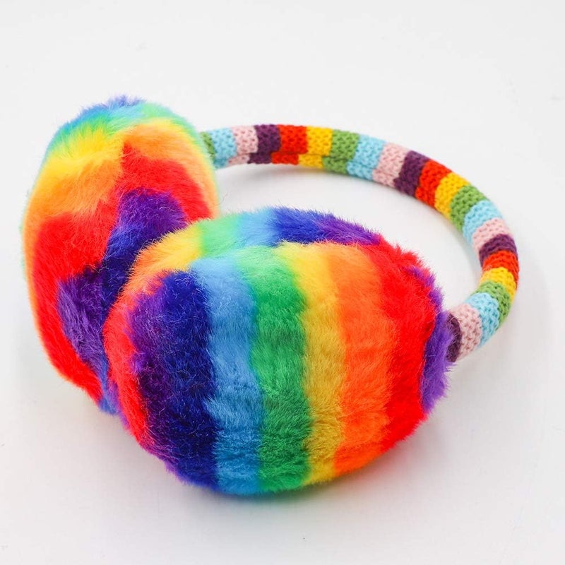 BUTITNOW Kids Knit Earmuffs Soft Plush Comfortable Winter Outdoor Ear Warmers for Boys Girls Age 4-16 Years - Image 4